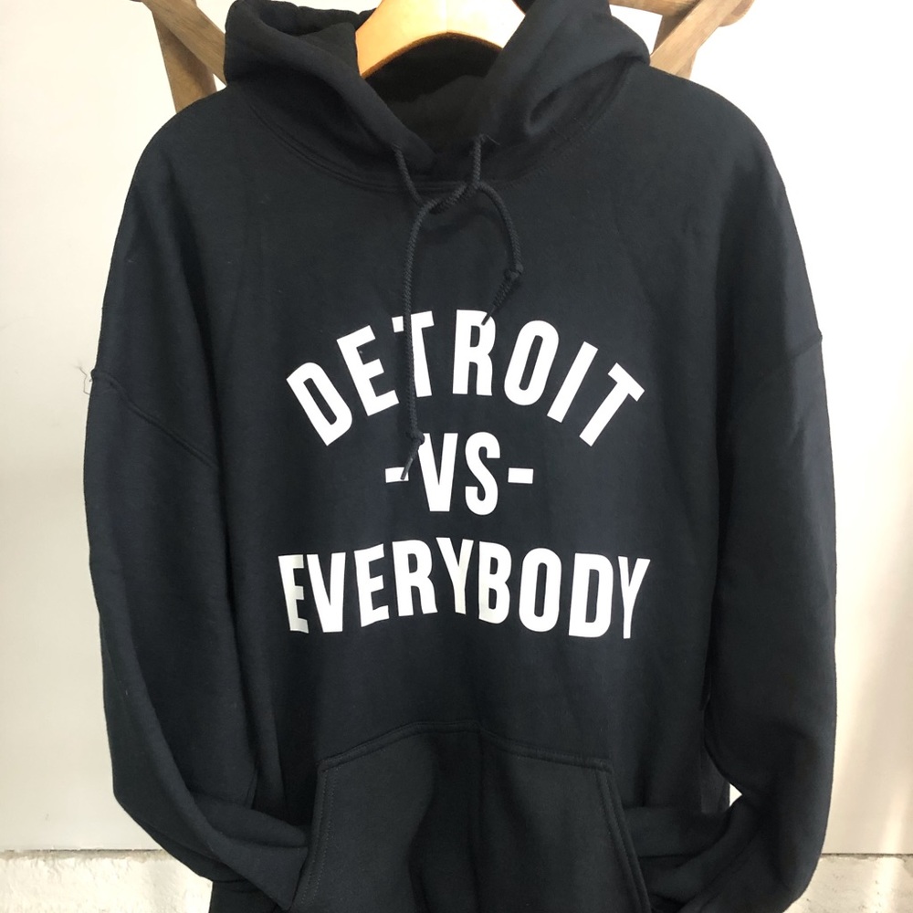Detroit Vs Everybody Hoodie Size XL